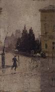 Tom roberts By the Treasury painting